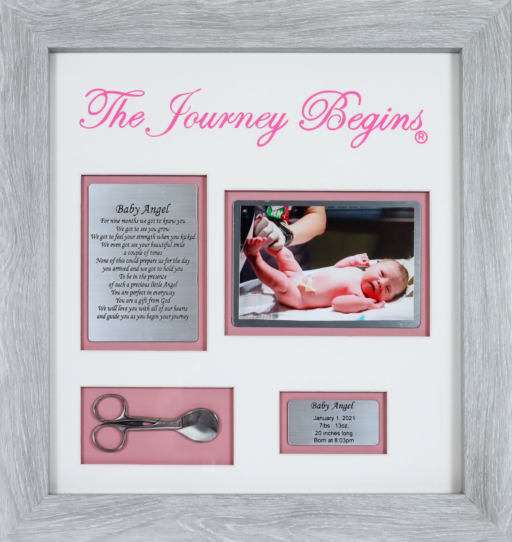 Customized Birth Memory Frame