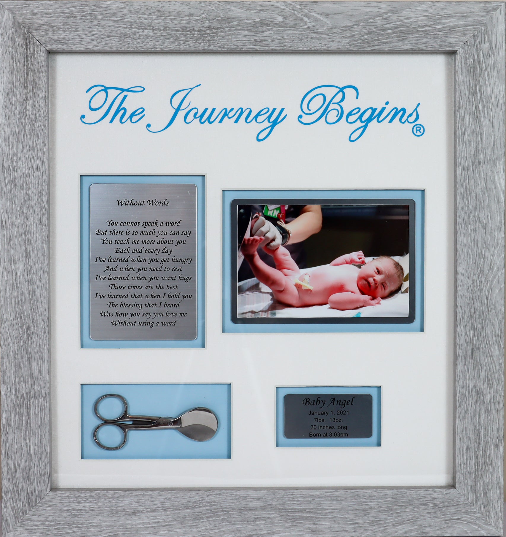 Customized Birth Memory Frame