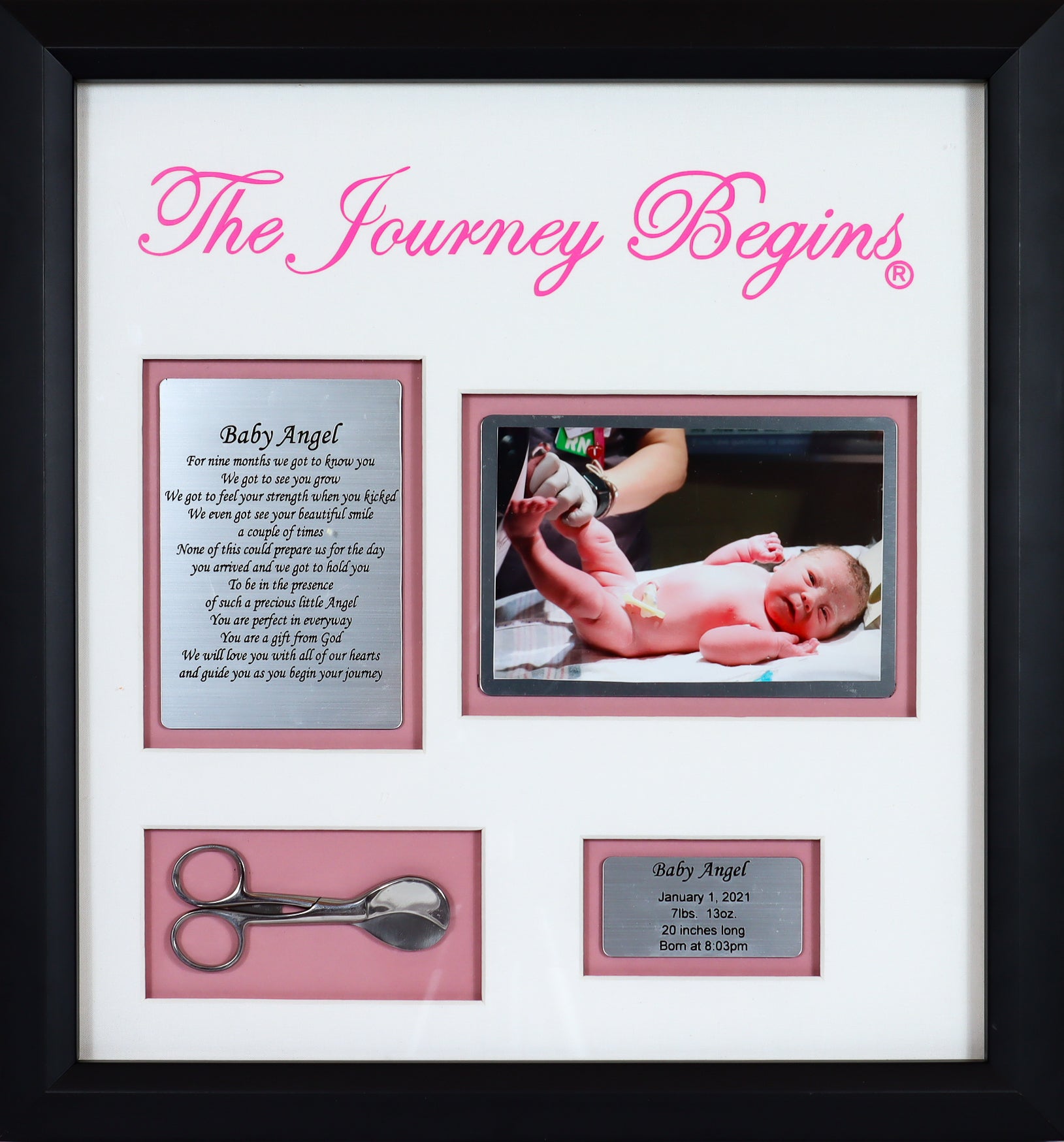 Customized Birth Memory Frame