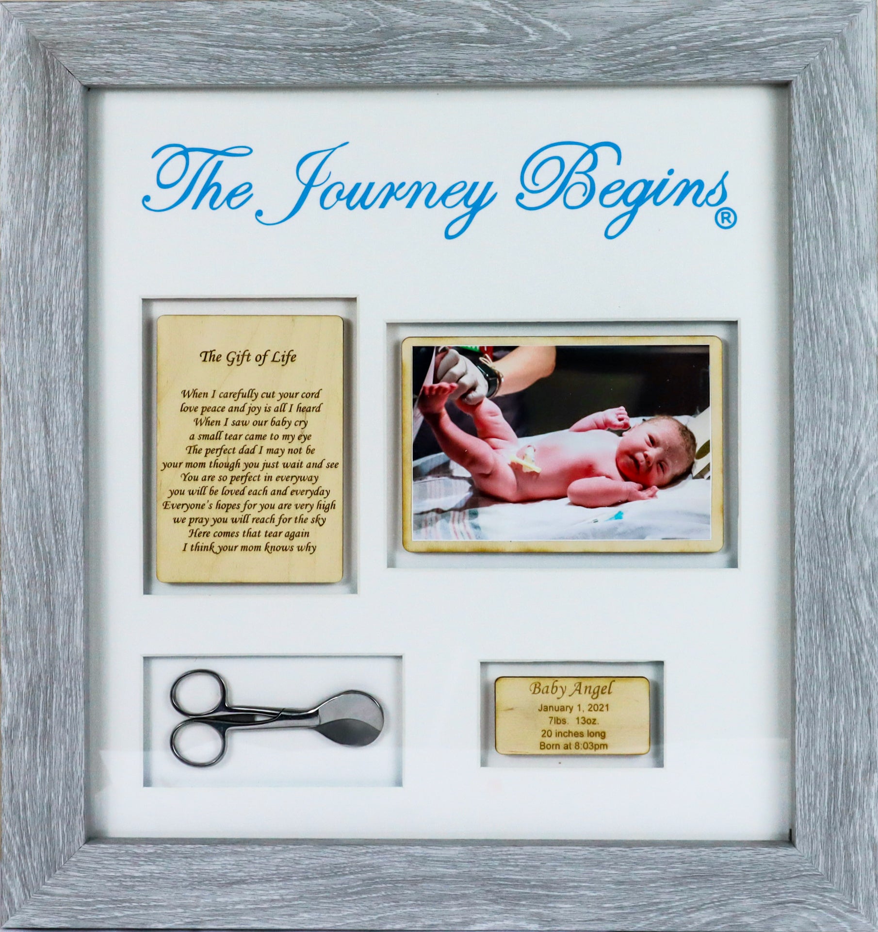 Customized Birth Memory Frame