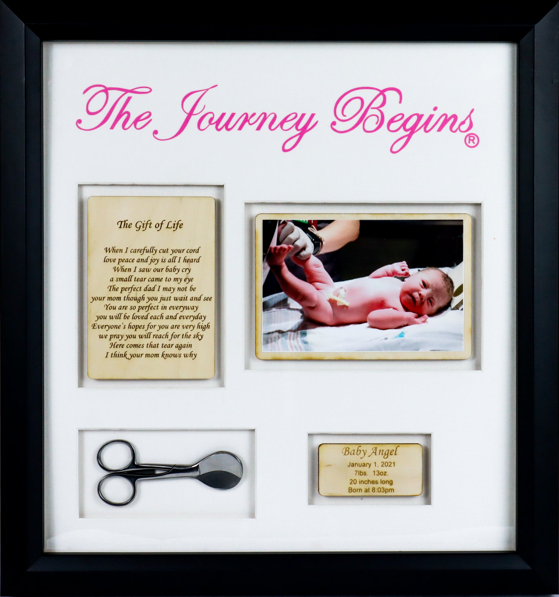 Customized Birth Memory Frame